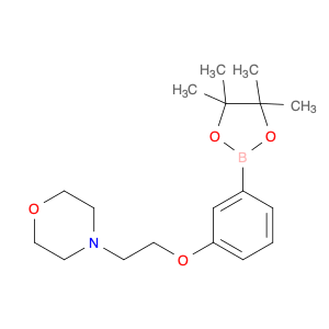 756520-70-4 4-(2-(3-(4,4,5,5-Tetramethyl-1,3,2-dioxaborolan-2-yl)phenoxy)ethyl)morpholine