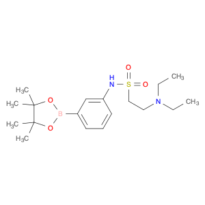 756520-98-6 2-(diethylamino)-N-(3-(4,4,5,5-tetramethyl-1,3,2-dioxaborolan-2-yl)phenyl)ethanesulfonamide