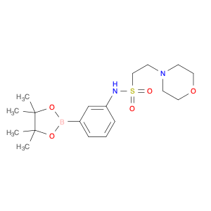 756520-99-7 4-Morpholineethanesulfonamide, N-[3-(4,4,5,5-tetramethyl-1,3,2-dioxaborolan-2-yl)phenyl]-