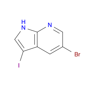 757978-18-0 5-Bromo-3-iodo-1H-pyrrolo[2,3-b]pyridine