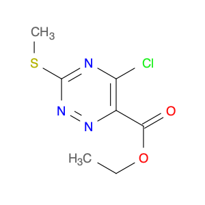 75824-03-2 Ethyl 5-chloro-3-(methylsulfanyl)-1,2,4-triazine-6-carboxylate