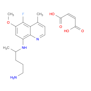 76185-43-8 1,4-Pentanediamine, N4-(5-fluoro-6-methoxy-4-methyl-8-quinolinyl)-, (2Z)-2-butenedioate (1:1)