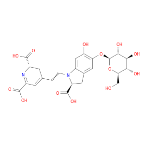 7659-95-2 (2S)-4-[2-[(2S)-2-Carboxy-5-(β-D-glucopyranosyloxy)-2,3-dihydro-6-hydroxy-1H-indol-1-yl]ethenyl]-2,3-dihydro-2,6-pyridinedicarboxylic acid