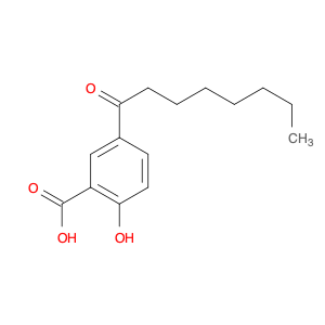 78418-01-6 Benzoic acid, 2-hydroxy-5-(1-oxooctyl)-