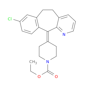 79794-75-5 1-Piperidinecarboxylic acid,4-(8-chloro-5,6-dihydro-11H-benzo[5,6]cyclohepta[1,2-b]pyridin-11-ylidene)-, ethyl ester