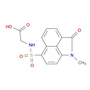 801224-73-7 2-[(1-methyl-2-oxobenzo[cd]indol-6-yl)sulfonylamino]acetic acid