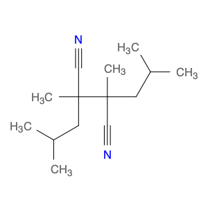 80822-82-8 Butanedinitrile, 2,3-dimethyl-2,3-bis(2-methylpropyl)-