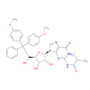 Guanosine,5'-O-[bis(4-methoxyphenyl)phenylmethyl]-N-(2-methyl-1-oxopropyl)-