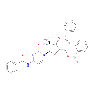 817204-32-3 Cytidine, N-benzoyl-2'-deoxy-2'-fluoro-2'-methyl-, 3',5'-dibenzoate,(2'R)-