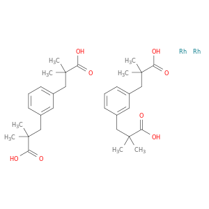 819050-89-0 Bis[rhodium(a,a,a#,a#-tetramethyl-1,3-benzenedipropionic acid)]