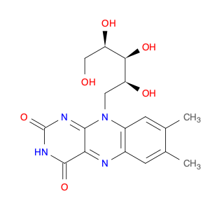 83-88-5 1-Deoxy-1-(3,4-dihydro-7,8-dimethyl-2,4-dioxobenzo[g]pteridin-10(2H)-yl)-D-ribitol