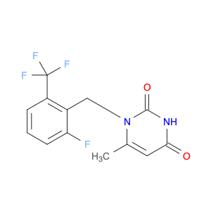 830346-47-9 1-(2-fluoro-6-(trifluoromethyl)benzyl)-6-methylpyrimidine-2,4(1H,3H)-dione