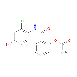 842113-96-6 2-((4-bromo-2-chlorophenyl)carbamoyl)phenyl acetate