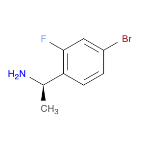 Benzenemethanamine, 4-bromo-2-fluoro-a-methyl-, (aR)-