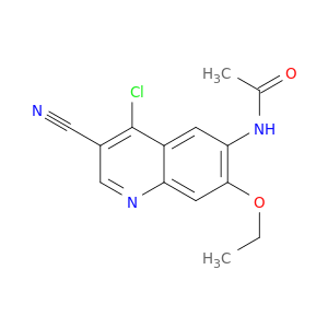 848133-76-6 n-(4-Chloro-3-cyano-7-ethoxy-6-quinolinyl) acetamide