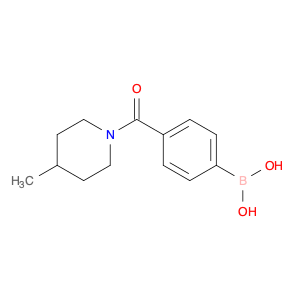 850568-21-7 4-(4-METHYLPIPERIDINE-1-CARBONYL)PHENYLBORONIC ACID