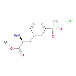 851785-21-2 methyl (S)-2-amino-3-(3-(methylsulfonyl)phenyl)propanoate hydrochloride