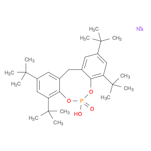 85209-91-2 12H-Dibenzo[d,g][1,3,2]dioxaphosphocin, 2,4,8,10-tetrakis(1,1-dimethylethyl)-6-hydroxy-, 6-oxide, sodium salt (1:1)