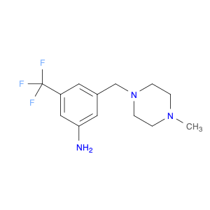 Benzenamine, 3-[(4-methyl-1-piperazinyl)methyl]-5-(trifluoromethyl)-