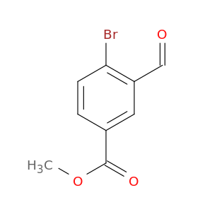 858124-35-3 Benzoic acid, 4-bromo-3-formyl-, methyl ester