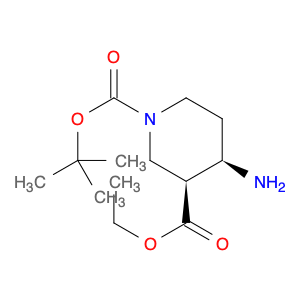 1,3-Piperidinedicarboxylic acid, 4-amino-, 1-(1,1-dimethylethyl) 3-ethylester, (3S,4R)-