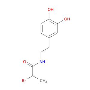 862673-06-1 2-BROMO-N-[2-(3,4-DIHYDROXYPHENYL)ETHYL]-PROPANAMIDE