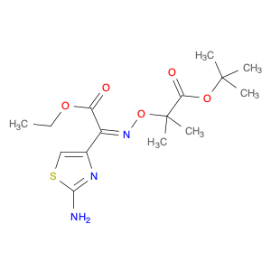 86299-46-9 4-Thiazoleacetic acid, 2-amino-α-[[2-(1,1-dimethylethoxy)-1,1-dimethyl-2-oxoethoxy]imino]-, ethyl ester, (Z)-