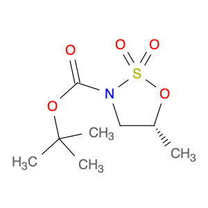 863453-61-6 1,2,3-Oxathiazolidine-3-carboxylic acid, 5-methyl-, 1,1-dimethylethylester, 2,2-dioxide, (5R)-