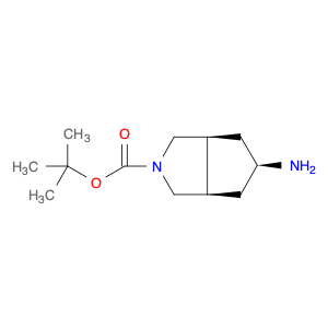 Cyclopenta[c]pyrrole-2(1H)-carboxylic acid, 5-aminohexahydro-,1,1-dimethylethyl ester, (3aR,6aS)-rel-