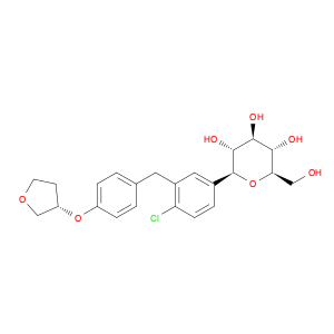 864070-44-0 (1S)-1,5-Anhydro-1-C-[4-chloro-3-[[4-[[(3S)-tetrahydro-3-furanyl]oxy]phenyl]methyl]phenyl]-D-glucitol