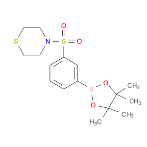 864754-37-0 Thiomorpholine,4-[[3-(4,4,5,5-tetramethyl-1,3,2-dioxaborolan-2-yl)phenyl]sulfonyl]-