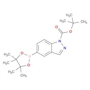 864771-44-8 TERT-BUTYL 5-(4,4,5,5-TETRAMETHYL-1,3,2-DIOXABOROLAN-2-YL)-1H-INDAZOLE-1-CARBOXYLATE