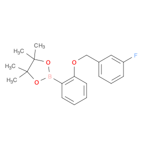 864772-77-0 1,3,2-Dioxaborolane, 2-[2-[(3-fluorophenyl)methoxy]phenyl]-4,4,5,5-tetramethyl-