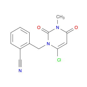 865758-96-9 2-((6-Chloro-3-methyl-2,4-dioxo-3,4-dihydropyrimidin-1(2H)-yl)methyl)benzonitrile