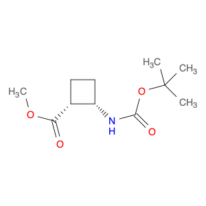 Cyclobutanecarboxylic acid, 2-[[(1,1-dimethylethoxy)carbonyl]amino]-,methyl ester, (1R,2S)-