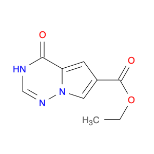 869067-01-6 ethyl 4-hydroxypyrrolo[1,2-f][1,2,4]triazine-6-carboxylate