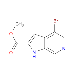 1H-Pyrrolo[2,3-c]pyridine-2-carboxylic acid, 4-bromo-, methyl ester