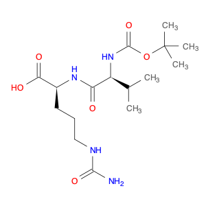 870487-08-4 (2S)-2-[(2S)-2-{[(tert-butoxy)carbonyl]amino}-3-methylbutanamido]-5-(carbamoylamino)pentanoic acid