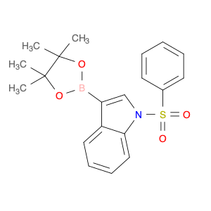 870717-93-4 1-(Phenylsulfonyl)-3-(4,4,5,5-tetramethyl-1,3,2-dioxaborolan-2-yl)-1H-indole