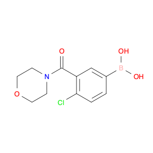 871332-71-7 (4-Chloro-3-(morpholine-4-carbonyl)phenyl)boronic acid