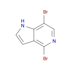 871819-35-1 4,7-Dibromo-1H-pyrrolo[3,2-c]pyridine