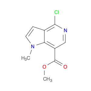 871819-43-1 1H-Pyrrolo[3,2-c]pyridine-7-carboxylic acid, 4-chloro-1-methyl-, methylester