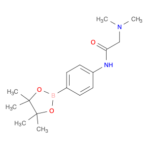 873306-31-1 2-(dimethylamino)-N-[4-(tetramethyl-1,3,2-dioxaborolan-2-yl)phenyl]acetamide