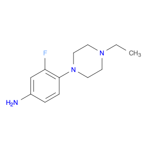 873537-27-0 Benzenamine, 4-(4-ethyl-1-piperazinyl)-3-fluoro-