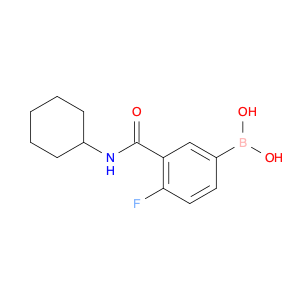 874219-24-6 (3-(Cyclohexylcarbamoyl)-4-fluorophenyl)boronic acid