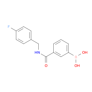 874288-19-4 3-(4-fluorobenzylcarbamoyl)phenylboronic acid