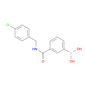 874288-25-2 Boronic acid, B-[3-[[[(4-chlorophenyl)methyl]amino]carbonyl]phenyl]-