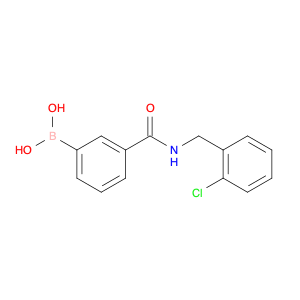 874288-27-4 Boronic acid, B-[3-[[[(2-chlorophenyl)methyl]amino]carbonyl]phenyl]-