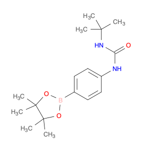 874297-78-6 1-(tert-Butyl)-3-(4-(4,4,5,5-tetramethyl-1,3,2-dioxaborolan-2-yl)phenyl)urea