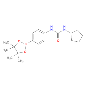 874297-80-0 1-CYCLOPENTYL-3-[4-(4,4,5,5-TETRAMETHYL-1,3,2-DIOXABOROLAN-2-YL)PHENYL]UREA